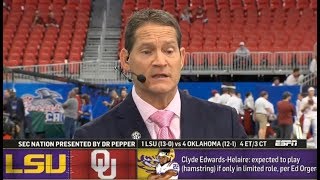 LSU vs Oklahoma Football What to watch SEC Nation  College Football Playoff [upl. by Belvia]