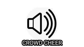 CROWD CHEER SOUND EFFECT [upl. by Welles75]