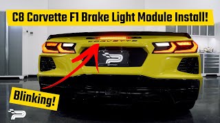 Paragon C8 Corvette F1 Brake Light Module Install  Plug amp Play [upl. by Adanama]