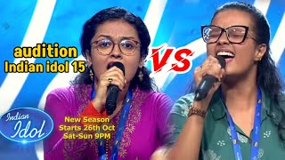 Indian idol season 15 audition video mansi aur Mayuri letest performance [upl. by Ivgnout683]