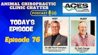 🎥🎙️ Animal Chiropractic Clinic Chatter  Interview with Dr Josh Prange  Episode 76 🐾 [upl. by Ocnarf680]