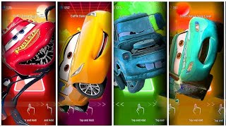 Lighting Mcqueen Eater vs Train Eater vs Lighting Mcqueen Exe vs Bush Eater Exe x Coffin Dance [upl. by Aldarcy]