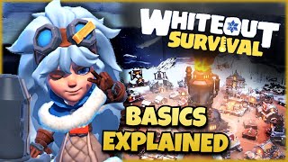 BEGINNER BASICS EXPLAINED WHILE DOING MY DAILIES  Whiteout Survival Guide amp Gameplay [upl. by Yoko740]