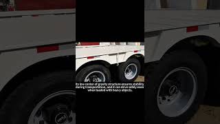 Customizable Lowdeck Trailerslowbedtrailer trailer high quality [upl. by Ahseikan421]