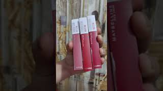 Maybelline Super Stay Matte Ink Lipstick  Shorts YoutubeShorts [upl. by Farrica]