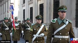 carabineros de chile  Relevo de Guardia 31 de Agosto de 2024 [upl. by Ynots939]