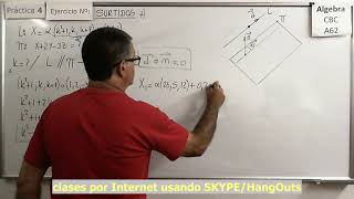 Álgebra CBC A62 Práctica 4 – Surtidos 7 Paralelismo entre recta y plano [upl. by Henrieta]