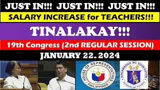 JUST IN SALARY INCREASE for TEACHERS TINALAKAYwildtvoreg [upl. by Ahseinaj]