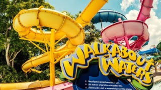 Aquatica Orlando  Walkabout Waters  All Kids Water Slides POV [upl. by Nosnirb]