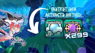 How to get Water amp Sea Artifacts in the FASTEST WAY  Creature of Sonaria [upl. by Philender239]