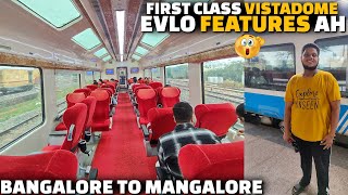 First class VISTADOME Train journey  Luxury trains of India  Bangalore to Mangalore Part 1 [upl. by Yntirb325]