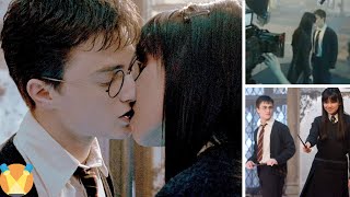 Harry Potter and Cho Kiss Behind the Scenes [upl. by Nanaj]