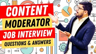 Content Moderator Interview Questions and Answers  Content Moderator Job Interview [upl. by Niwrud370]