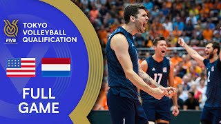 USA🇺🇸 vs NED🇳🇱  Men’s OQT 2019  Full Match [upl. by Orran]