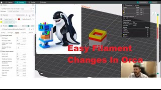 Do this for easy filament changes in Orca Slicer [upl. by Idnar54]