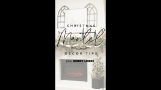 Christmas Mantel Decor Tips [upl. by Leirud]