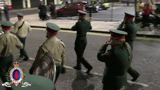 Castlederg Young Loyalists FB  Ballyclare Protestant Boys FB 20th Anniversary Parade 140924 [upl. by Asher]