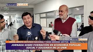 Jornada sobre formación economía popular social y solidaria en la UNM [upl. by Essirehs394]