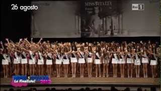 Miss Italia 2012  Le finaliste [upl. by Yldarb]