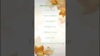 PPP PLAN PASSION PURPOSE kidsaffirmations daily affirmations fypシ゚viral fall [upl. by Cristionna]