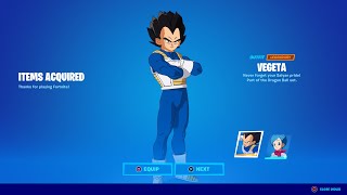 How To Get Vegeta Skin For FREE Fortnite [upl. by Antonio]