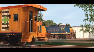 Trainz 2022  JointedRails Brand New CSX ES44AHs [upl. by Jacquet]