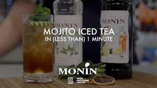 How to MONIN Mojito Iced Tea [upl. by Annaej77]