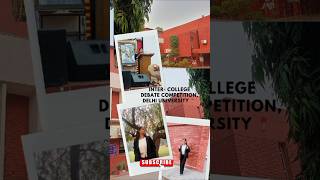 Inter college Debate Competition delhi University youtubeshorts explore delhi [upl. by Brandy]