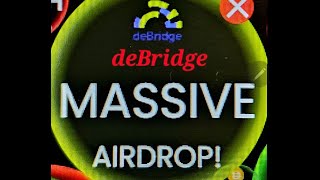 MASSIVE amp EASIEST Airdrop in 2024  deBridge Finance Cheapest bridging methode [upl. by Elleiand]