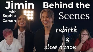 Jimin Behind the Scenes of Rebirth and Slow Dance with Sofia Carson English Subtitles [upl. by Choong]