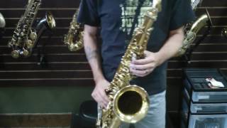 Selmer Gold Plated SBA Tenor SN 50954 [upl. by Ednargel]