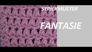 Strickmuster Nr112  FANTASIE [upl. by Assirec]