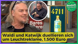 Bares für Rares Waldi Lehnertz und Jos van Katwijk duellieren sich um Leuchtreklame 1500 Euro [upl. by Dadirac]