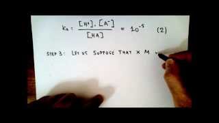 Weak Acid Base pH calculation [upl. by Luiza]