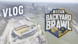 2024 Backyard Brawl Vlog  WVU at Pitt [upl. by Ahseei698]