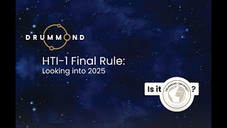 Planning for 2025 HTI 1 and Beyond  Webinar [upl. by Raknahs]