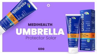 Medihealth  UMBRELLA Spf 50 Gel X60 Gr  Línea Estética [upl. by Eiro]