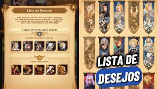 LISTA DE DESEJOS  AFK COMPANHEIROS [upl. by Nnaeilsel]