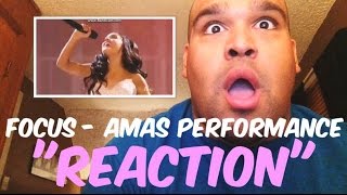 Ariana Grande  Focus AMAs Performance 2015 REACTION [upl. by Willmert]