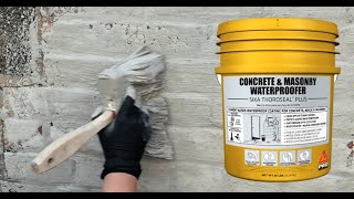 Sika Thoroseal Plus® Concrete amp Masonry Waterproofer Application Video [upl. by Atinrev765]