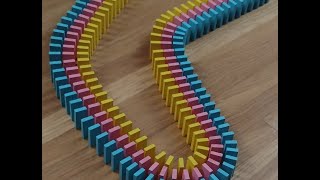 Small Colorful Domino Setup [upl. by Lengel]