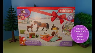 Schleich Horse Club 2023 Advent Calendar [upl. by Gaultiero]