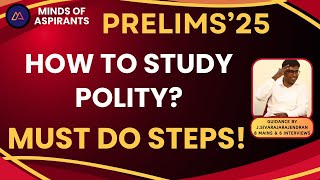 UPSC CSE 2025How to study POLITYLINCOLN25MindsOfAspirantsJSivaRajaRajendran [upl. by Irik]