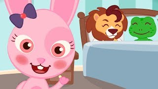 DIEZ EN LA CAMA ♫ Canciones Infantiles ♫ HD ☁️🦁☁️ [upl. by Eyks]