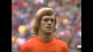 Anthems of the Netherlands and Germany  1974 WC Final [upl. by Nylisoj327]