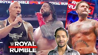 WWE Royal Rumble 2024 WINNERS RETURNS amp Full Results  The Rock CM Punk Highlights Predictions [upl. by Hgielek]