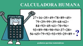 CALCULADORA HUMANA [upl. by Nylemaj]