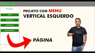 CRIANDO UM LISTÃO COM OS CLIENTES CADASTRADOS NO BANCO DE DADOS  PROJETO MENU VERTICAL [upl. by Elconin]