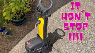 Pressure Washer Stays Running  Fixed [upl. by Tomlin]