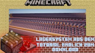 Minecraft 1 6 4 Das Lagersystem aus dem Tutorial endlich zum Download [upl. by Anaerda]